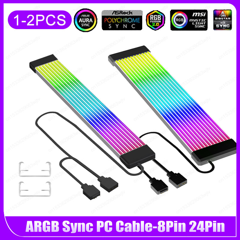 Psu Computer - 5V 3Pin PC RGB GPU Cable