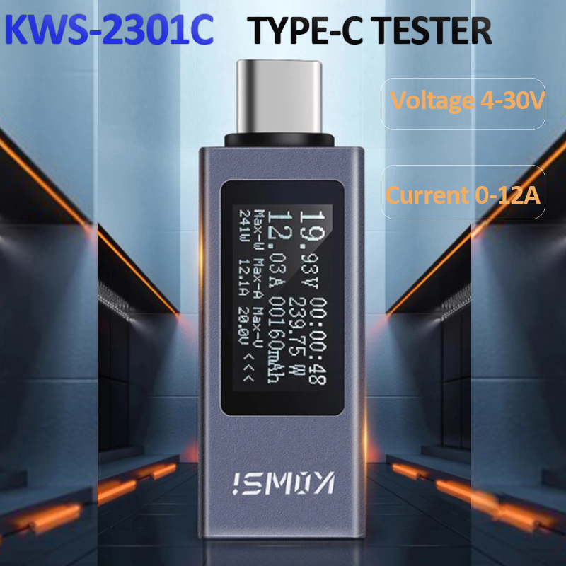 Type-C Current Voltage Monitor - огляд і ціна Power Supply Tester