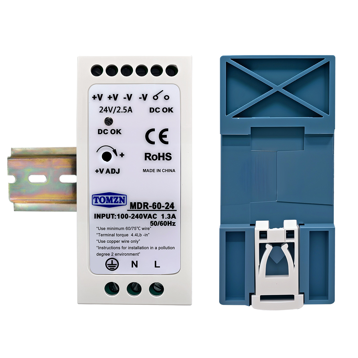 DIN RAIL EDR MDR 20W 60W 75W A - огляд і ціна Smps Power Supply