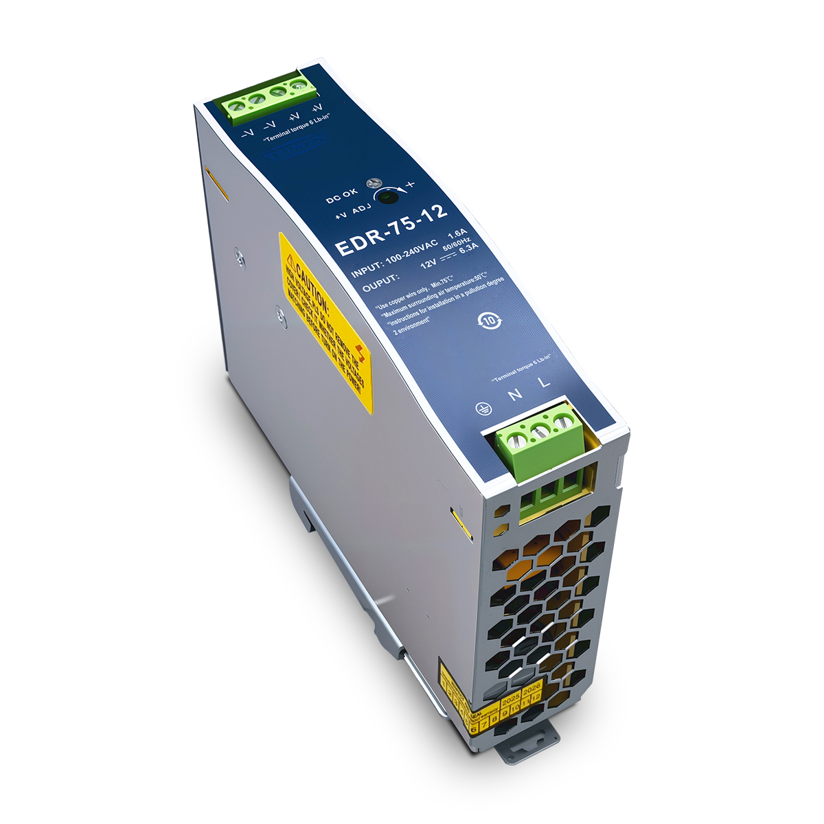 DIN RAIL EDR MDR 20W 60W 75W A - огляд і ціна Smps Power Supply