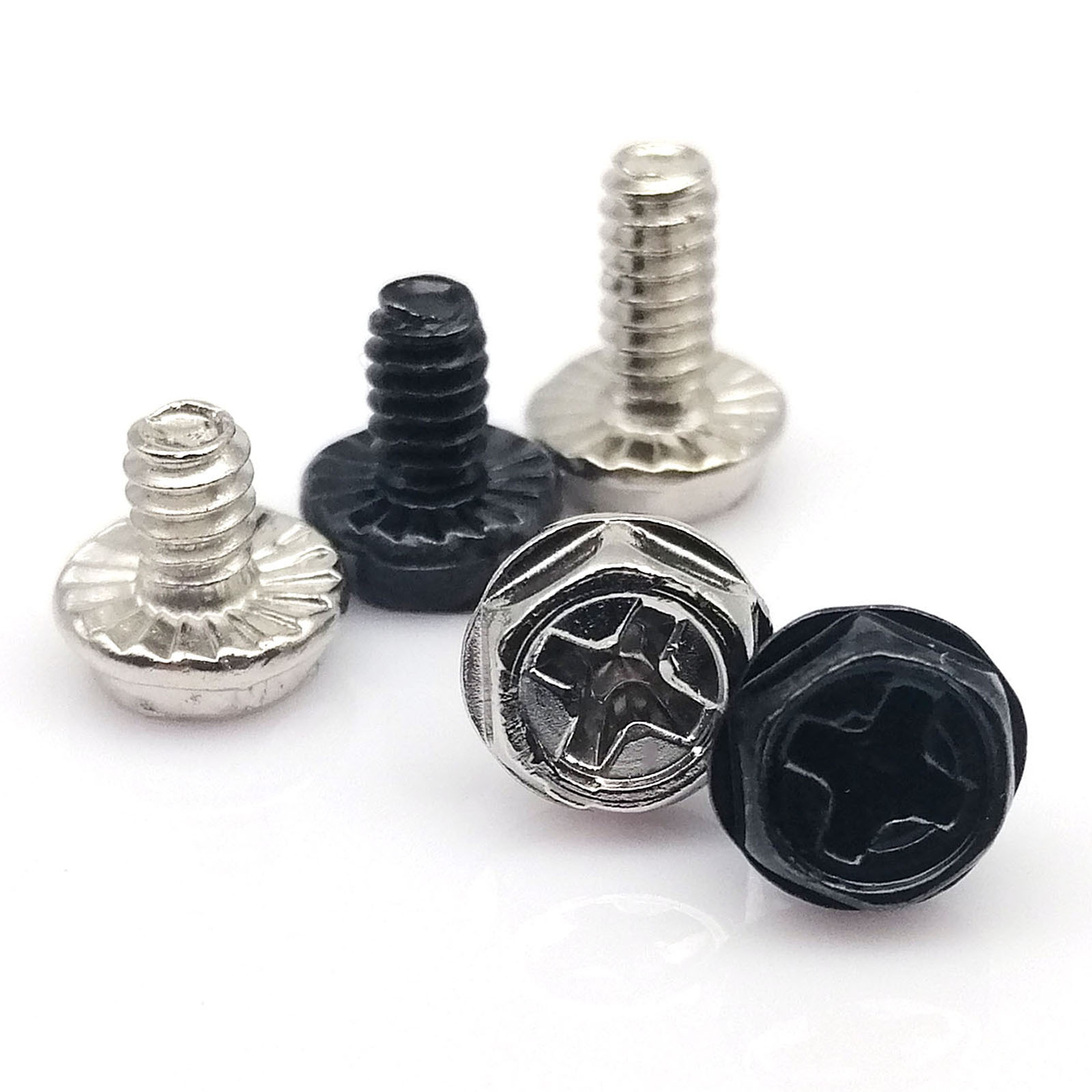 100pcs Black Silver 6#-32x5/6/ - огляд і ціна Psu Computer