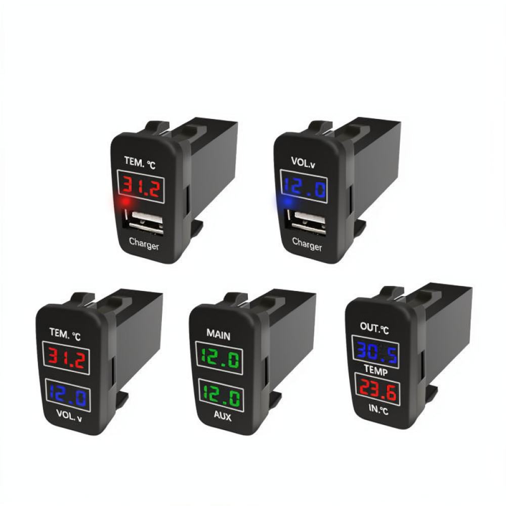 Car USB Fast Charger For Toyot - огляд і ціна Power Supply Tester