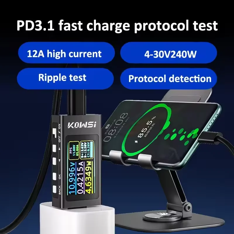 KWS-X1 Type-C Current and Volt - огляд і ціна Power Supply Tester