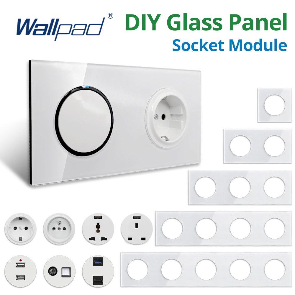 Wallpad DIY Module White Glass - огляд і ціна Modular Power Supply
