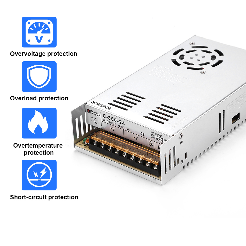 12V Power Supply 1A 2A 3A 4A 5 - огляд і ціна Smps Power Supply
