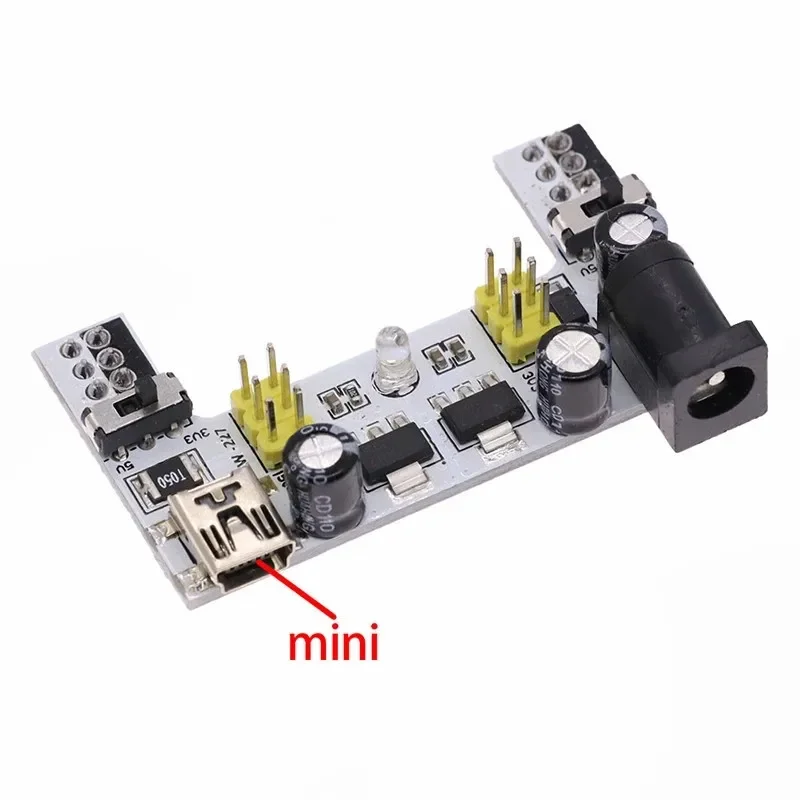 10PCS MB102 DC 7-12V Mini USB  - огляд і ціна Power Supply